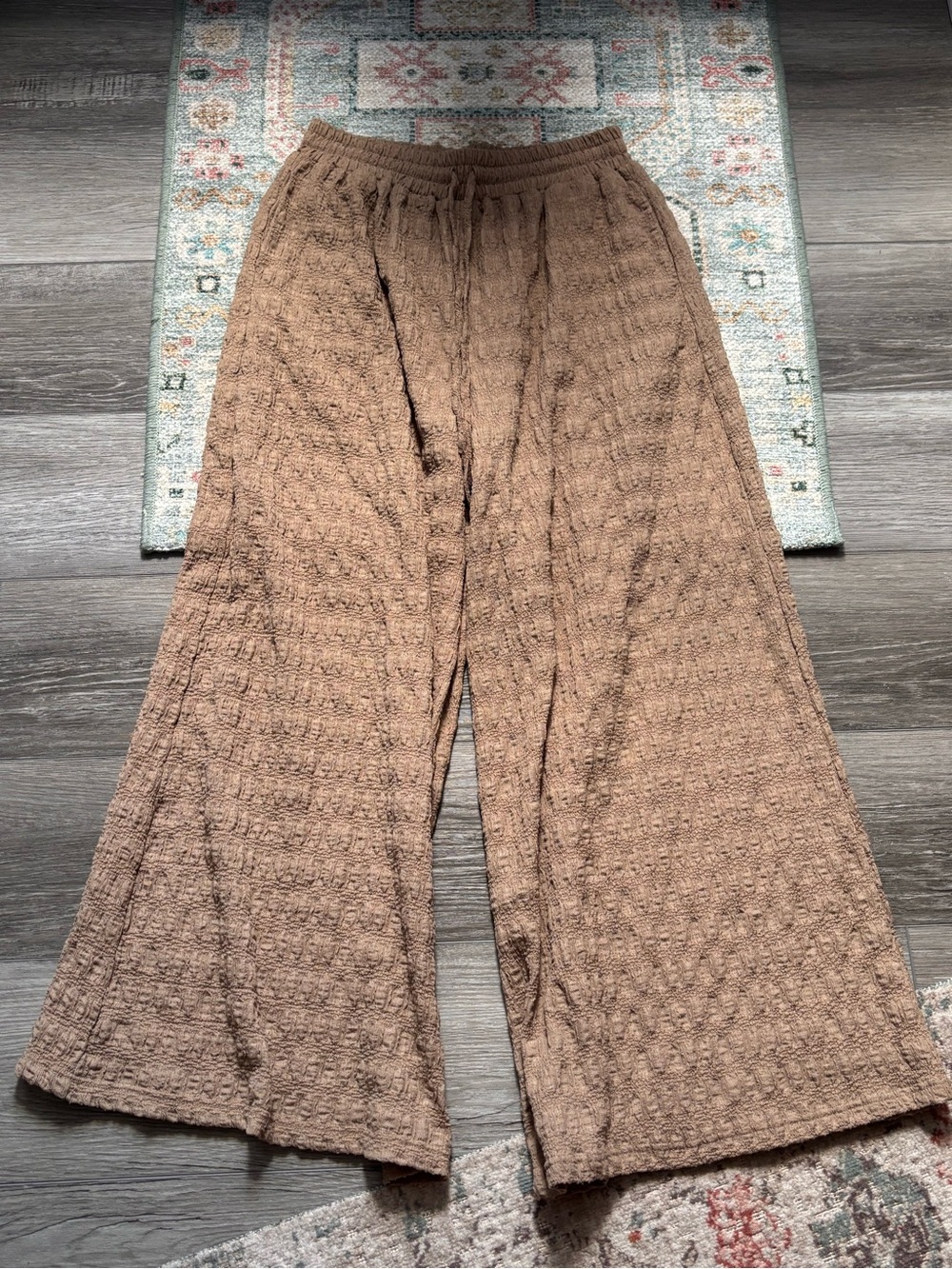 🤎La February🤎 Brown Wide-Leg Flowy Pants